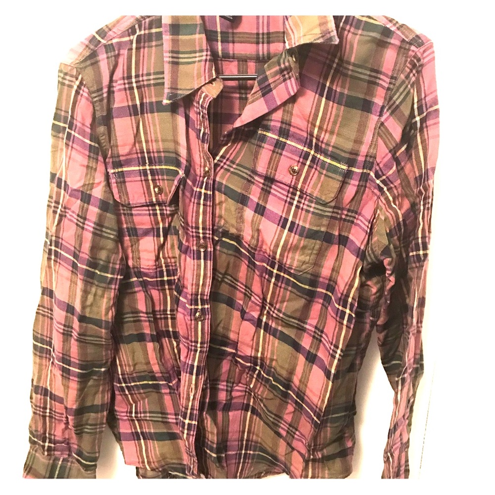 Chaps long sleeve flannel shirt